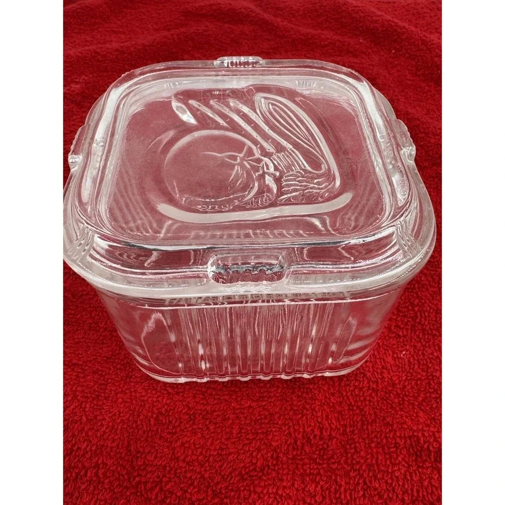 federal glass vintage ribbed